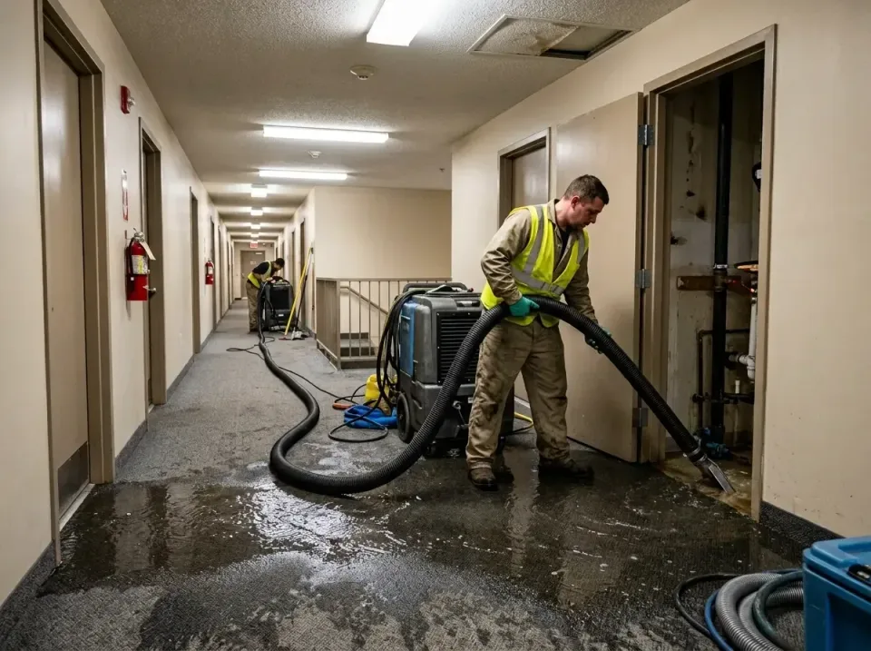 multi-unit-apartment-hallway-f-005 — frequently asked questions, Emergency Burst Pipe Water Extraction & Removal in Edgerton…